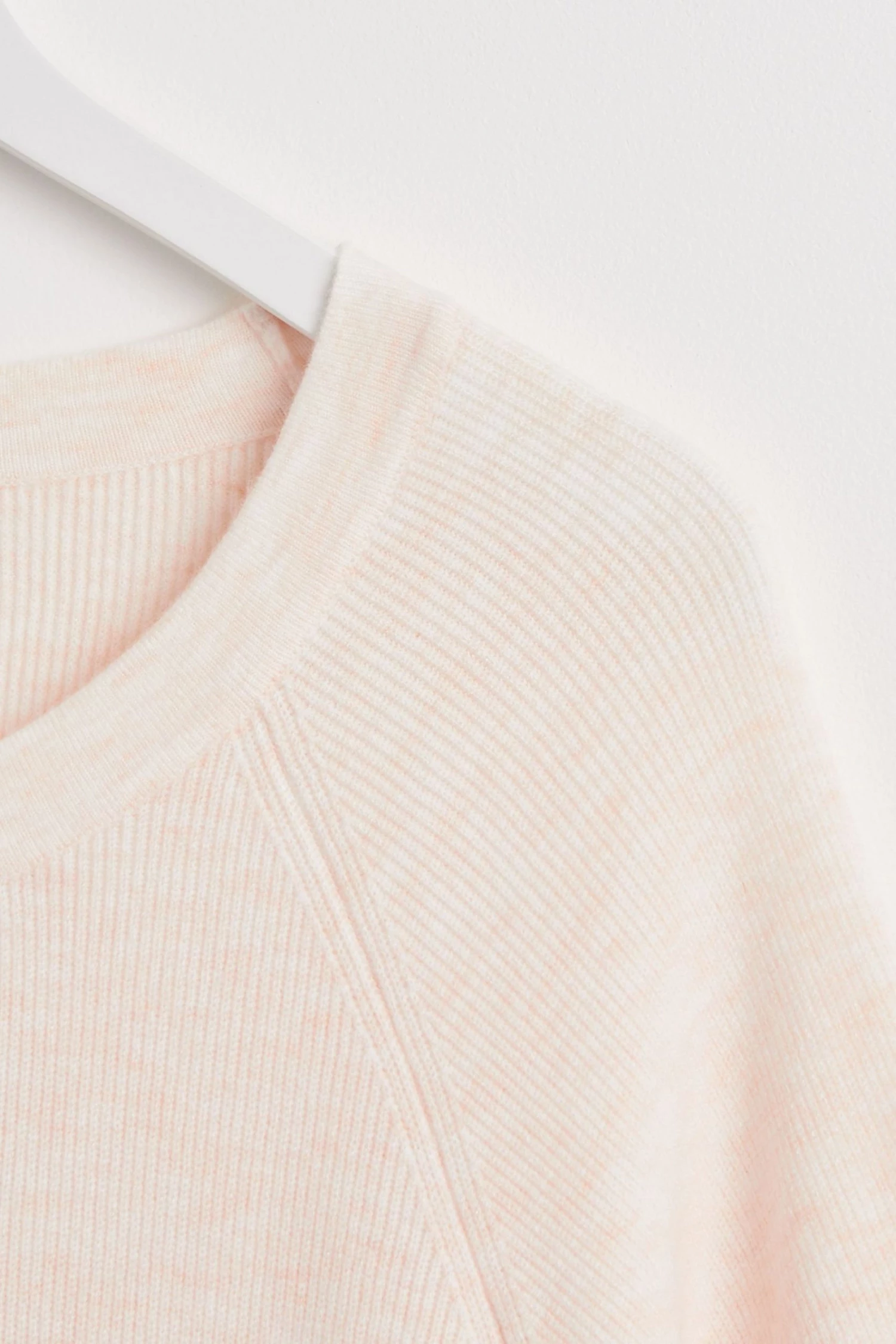 Oliver Bonas White Boxy Picot Stitch Neutral Knitted Top - Image 6