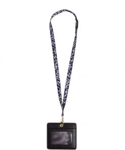 Oliver Bonas Blue Ika Floral Lanyard