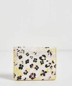 Oliver Bonas Yellow Animal Print Card Holder