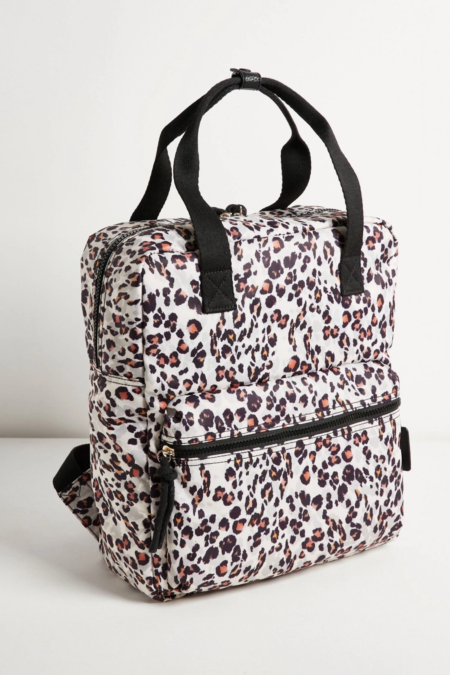 Oliver Bonas White On The Go Animal Spot White Square Backpack - Image 2