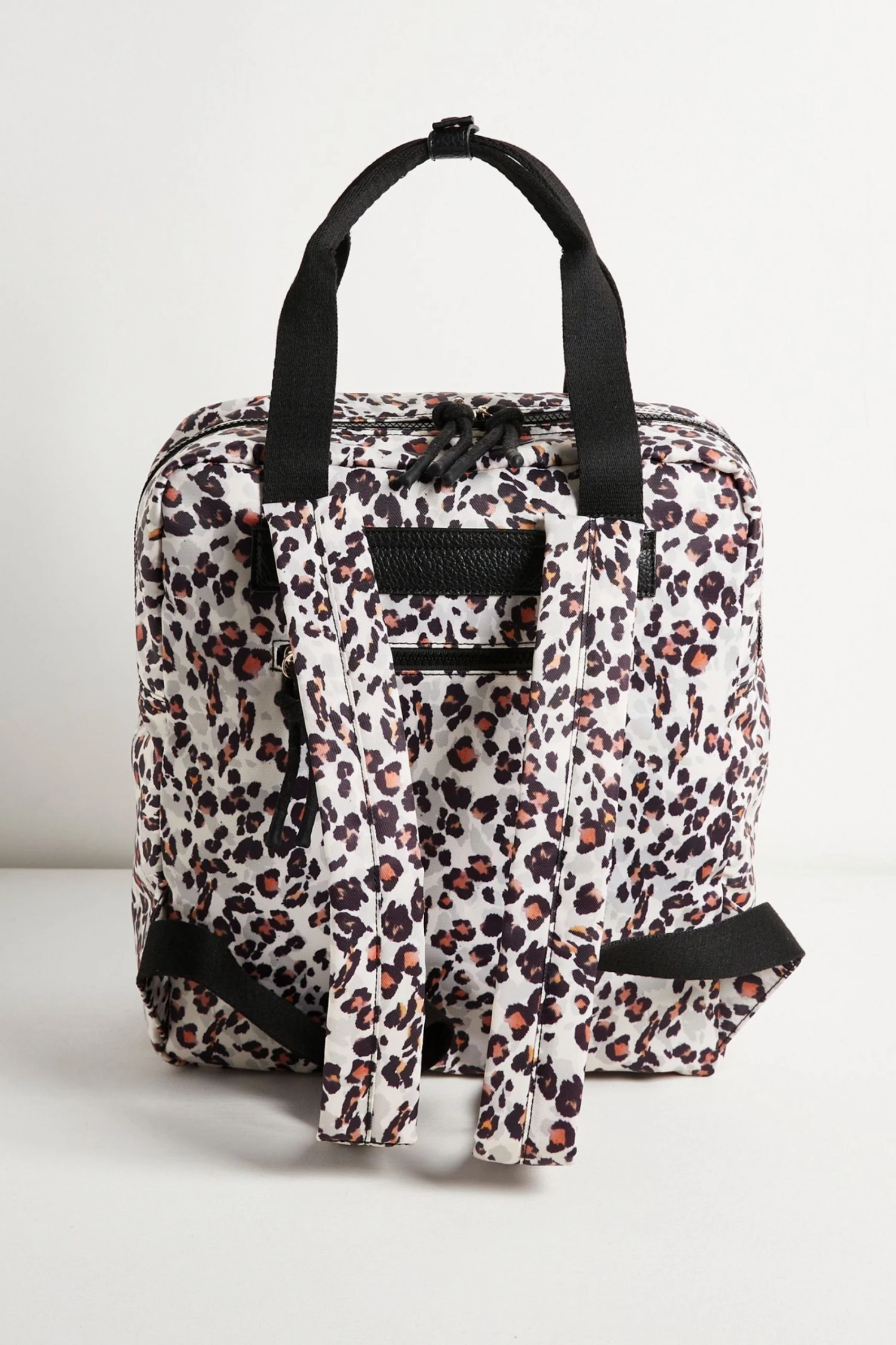 Oliver Bonas White On The Go Animal Spot White Square Backpack - Image 3