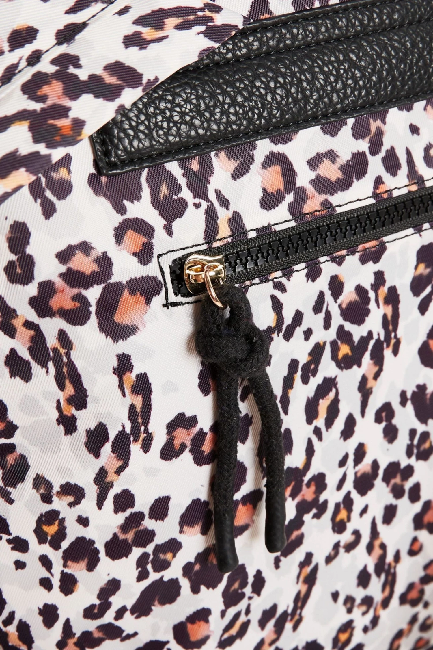 Oliver Bonas White On The Go Animal Spot White Square Backpack - Image 5