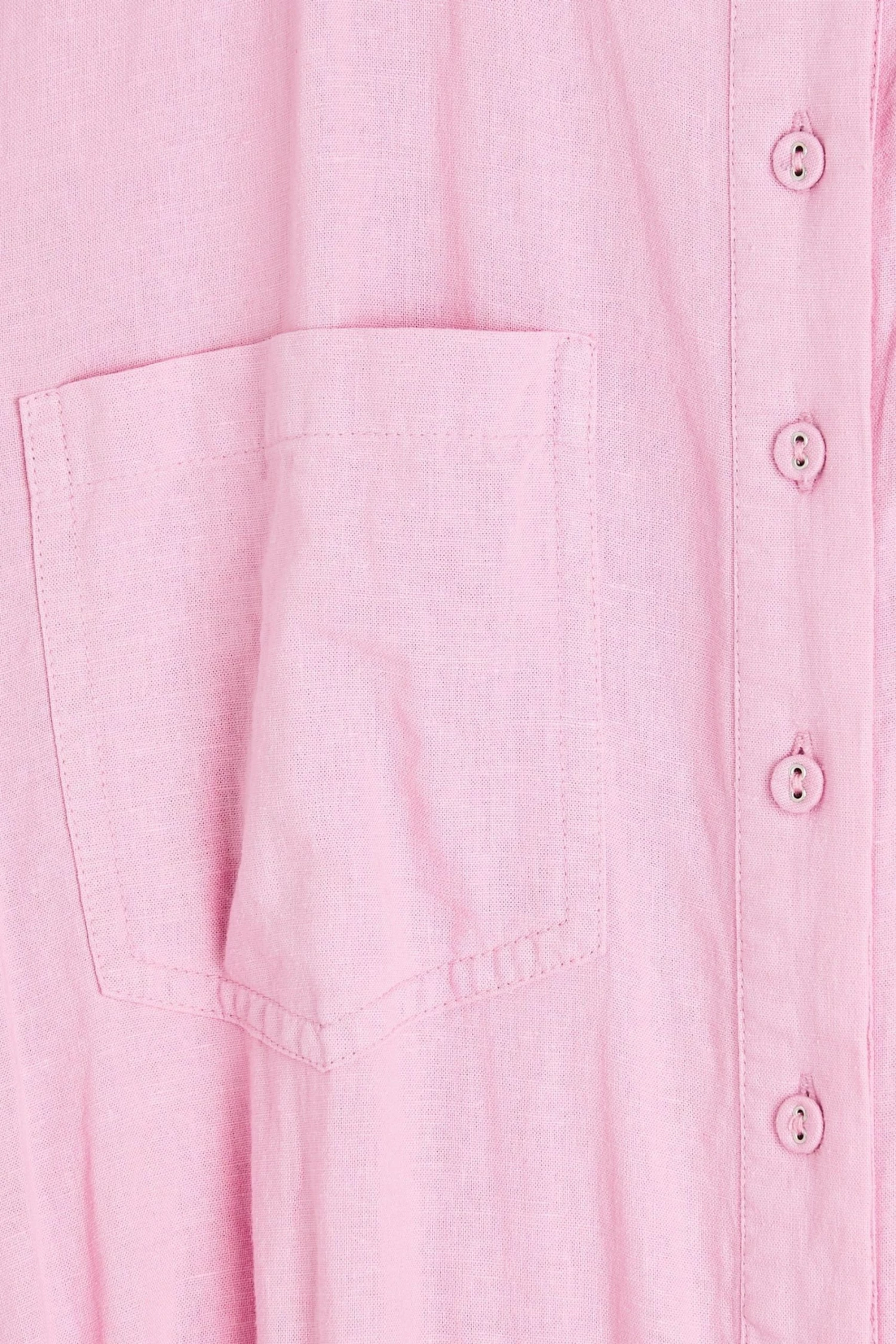 Oliver Bonas Pink Linen Mix Jumpsuit - Image 8