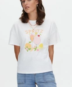 Oliver Bonas Spritz White T-Shirt